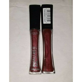 LOREAL 2 gloss lot LOREAL INFALLIBLE 8HR PRO GLOSS LIPGLOSS 315 REBEL RED unsealed