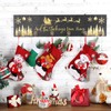 Soaoo Christmas Stocking Holder with 6 Hooks 24.4 x 5.7''