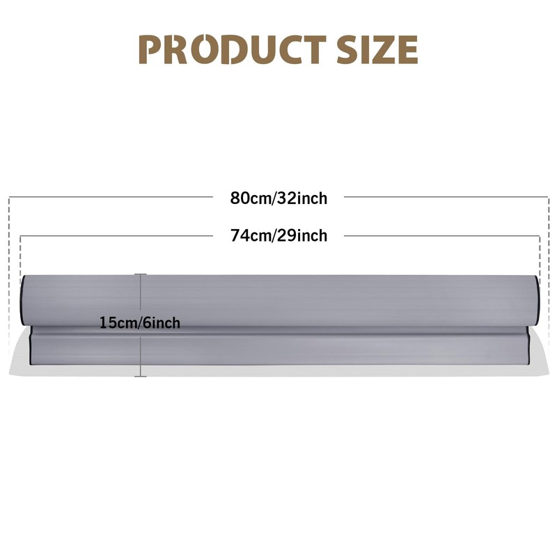 ROLLINGDOG 32" Skimming Blade - 2pcs 0.5mm and 1pc 0.3mm