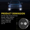 LED Fog Lights Bumper Driving Lamps Assembly Replacement for Ford