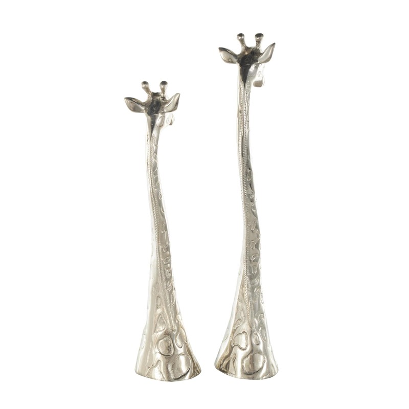 Deco 79 Aluminum Metal Giraffe Decorative Sculpture Tall Home Decor