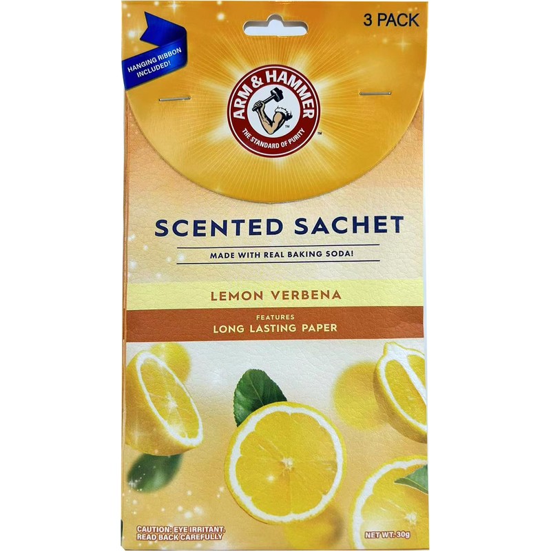 ARM & HAMMER 3 Pack Scented Sachets for Drawers &