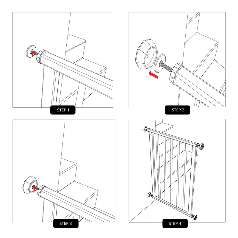 ICERO Baby Wall & Door Protector - Protect Pet &