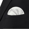 SHLAX&WING Pañuelo De Bolsillo Para Hombre Blanco Color Sólido Cachemir