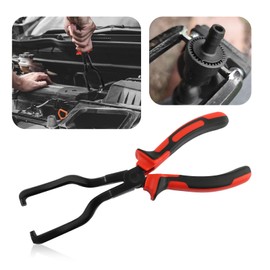 Fuel Line Pliers with Rubber-Coated Handle,Wider Range Fuel Line Disconnect Tool Quickly Remove Fuel Line Clamp,Universal Electrical Disconnect Pliers for Cars,Trucks,SUVs