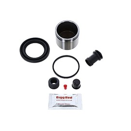 Bigg Red - Front Left or Right Brake Caliper Repair Seal Kit & Piston - Compatible with 6 1.8 2002-2007