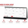 2027 Desktop Weekly Planner Calendar - Week To View Freestanding