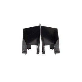 Schüco Inlet Funnel by Diwaro® for Plastic Roller Shutter Guide Rails Price per Pair Black