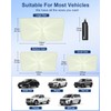 helloleiboo helloleiboo [2025 Upgraded] Car Windshield Sun Shade Umbrella 57"x