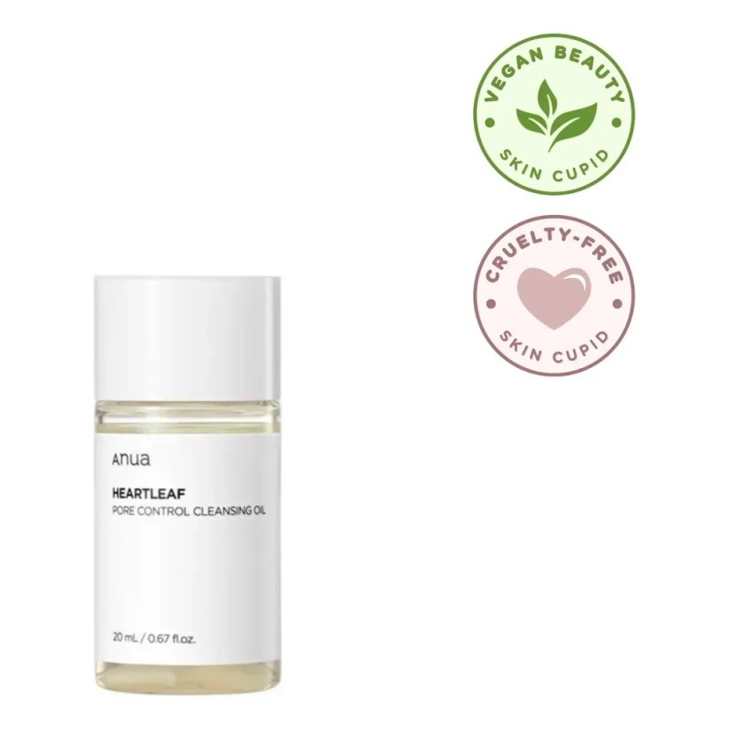 ANUA Limpiador Aceite Pore Control Mini Hipoalergnico Libre Parabenos 20ml