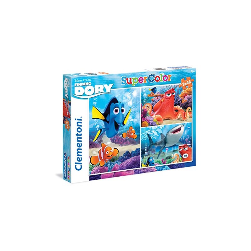 Clementoni 25214 - Findet Nemo: Findet Dori - 3 x