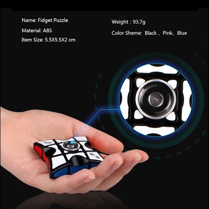 D-FantiX Fidget Spinners Cube, 1x3x3 Floppy Cube Puzzle Fidget Spinner