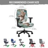 Xoenoiee Cat and Marble Print Office Chair Covers Stretchable Slipcover