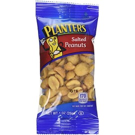 Planters Nuts on the Go Salted Peanuts, 1 oz single-serve bags, 48-Count