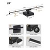 8000mAh Battery Operated Wall Sconce Set of 2, 3 Color