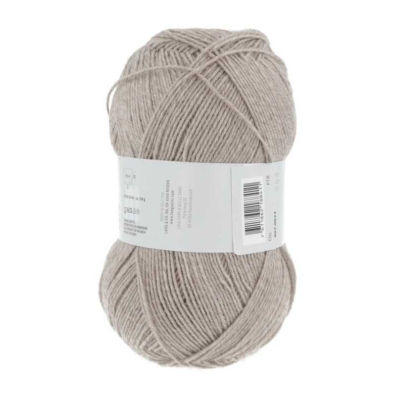 Lang Yarns Super Soxx 6 Compartment/6 Ply – Sand Melange