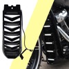 KAKABAS Black Chin Fairing Spoiler with LED Lights Compatible with