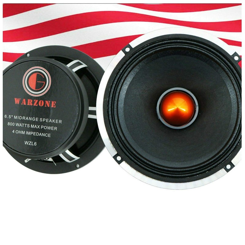 Gravity WZL6 6.5-Inch Car Audio Coaxial Speaker Midrange Bullet Loud