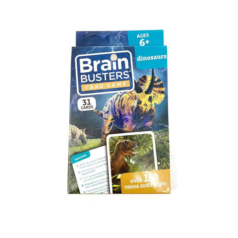 Brain Busters Card Game with Over 150 Trivia Questions Educational