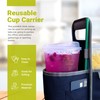 meori Reusable Drink Carrier 2 Cup, Take Out Cup Carrier,