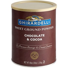 Ghirardelli (3 LB BAG) GHIRARDELLI SWEET GROUND PREMIUM CHOCOLATE & COCOA POWDER ALL NATURAL