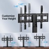 PERLESMITH Universal Swivel TV Stand Legs for 37-65 75 inch