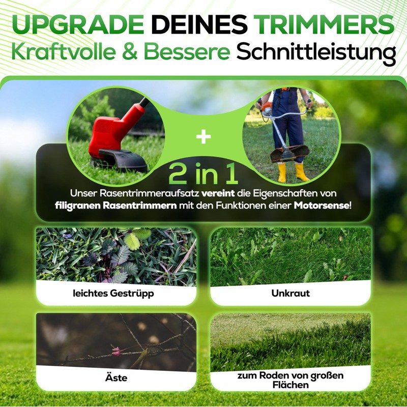 Heckenpracht® Grass trimmer blade fits Einhell grass trimmers made of
