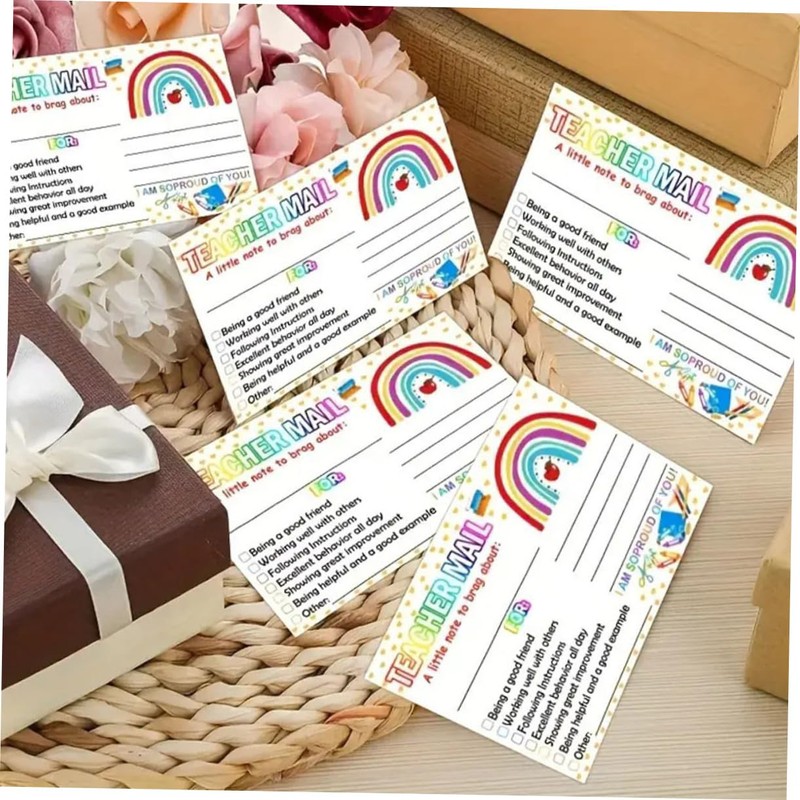 SEWACC 100pcs Motivational Reward Cards for Parents and Teachers Classroom