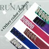 RUNATURE Clip in Hair Extensions Human Hair Purple Hair Extensions