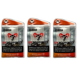 MUTOHIRO Saw Chain, 71PM3-60 Compatible, 3 Pieces, Chainsaw Replacement Blade