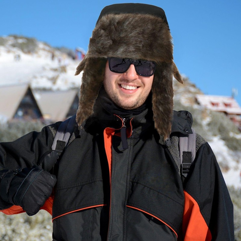 HDGSAFD 1 Ear Protection Hat and 1 Windproof Mask, Warm