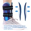 VELPEAU Ankle Support Brace for Men & Women, Adjustable Rigid