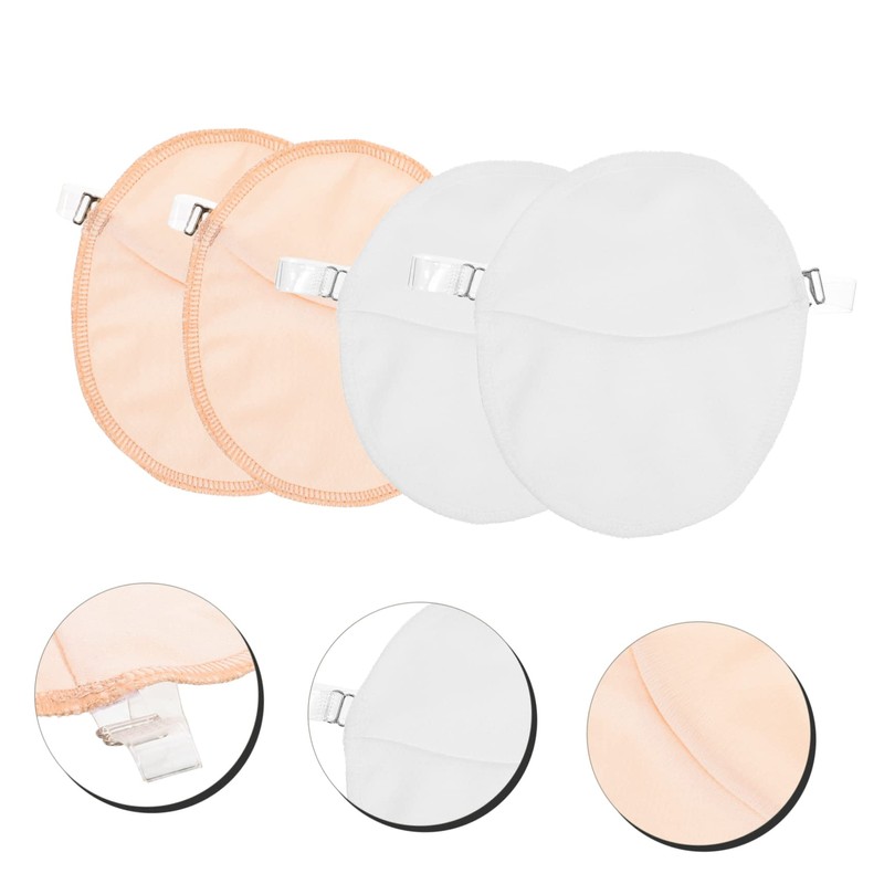 COLLBATH Discreet Underarm Sweat Absorbent Pad 2 Pairs for Women