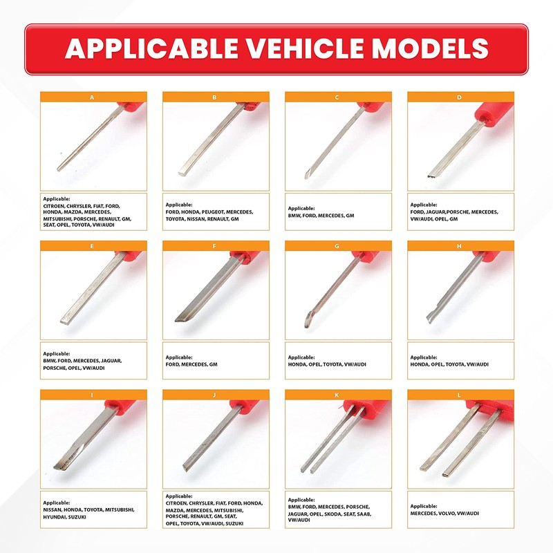 AFA Tooling Universal Terminal Removal Kit (25 PCS) – Safely