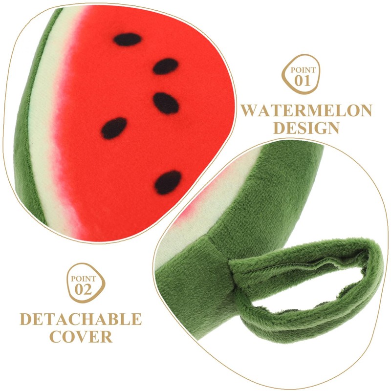 PACKOVE Watermelon Cushion Fruit Seat Cushion 3D Print Decorative Cushions