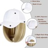 WUODHTW Woman Baseball Cap with Hair Extensions Straight Short Bob