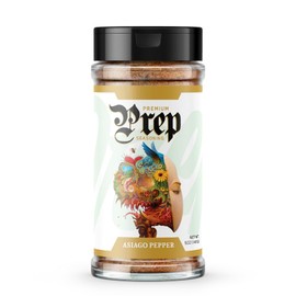 Underground Bio Labs | Prep By Jefe Premium Seasoning | Low Sugar/Sodium | MSG/Gluten Free | 7 Mouthwatering Flavors (5oz) (Asiago Pepper)