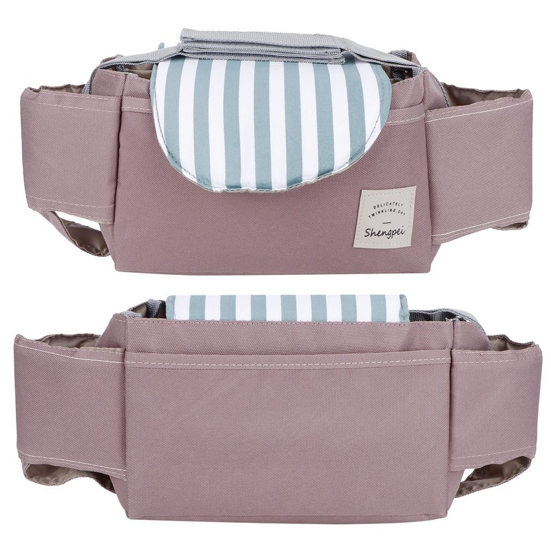 Baby Stroller Hanging Bag Organizer Universal Cup Holder Storage Bag