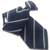 Men's Navy with Bottle Green & White Stripe Clip On