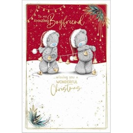 Me To You Bear Amazing Boyfriend Christmas Card