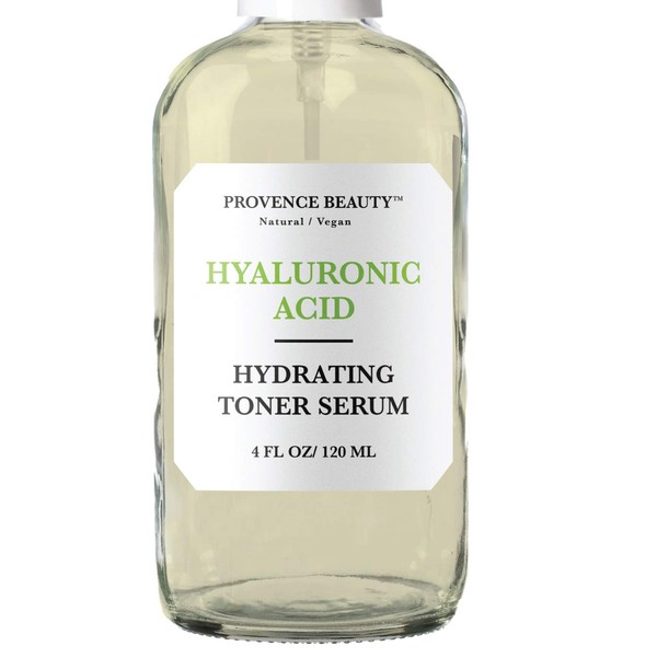 Hydrating Hyaluronic Acid Toner for Face - Facial Setting Spray - Enhanced with Green Tea and Aloe Vera for All Skin Types - Pore Minimizer and Clarifying Dark Spot Remover - 4 Fl Oz