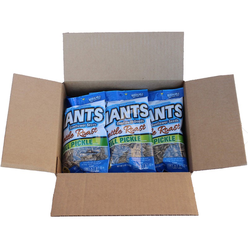 GIANTS Sunflower Seeds Dill Pickle Kettle Roast Flavor, 5 Ounce
