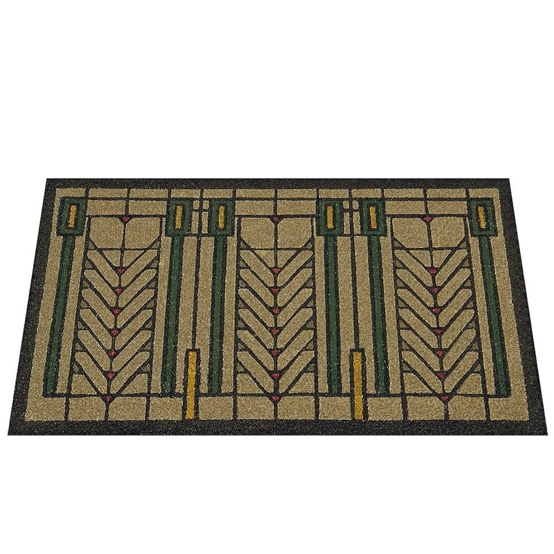 Frank Lloyd Wright Colored Tree of Life Doormat