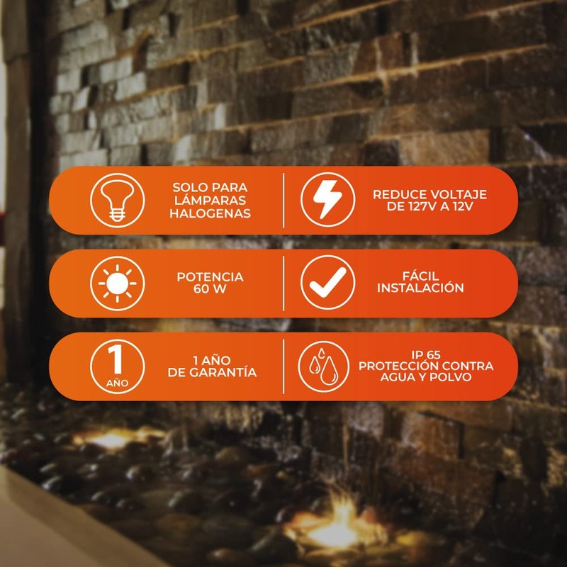 TRANSFORMADOR 60W127/12V SALIDA 0.415A