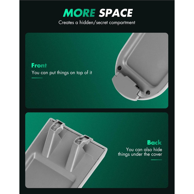 SCITOO Auto Center Console Lid Kit Center Console Cover Replacement