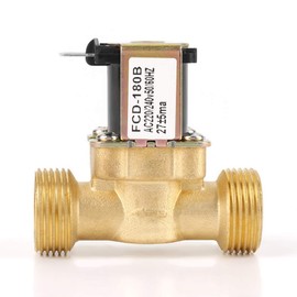 FTVOGUE G3/4 2-Way Water Inlet Solenoid Valve N/C Normally Closed Electric Solenoid Valve AC 220/240V FCD-180B