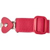 Playshoes Girl's Belt Elastic Heart Clip Plain, pink heart