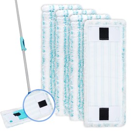 Set of 4 for streak-free floor cleaning, perfect fit