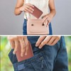 ProChosen Credit Card Holder Wallet,RFID Blocking Small Wallets Genuine Leather