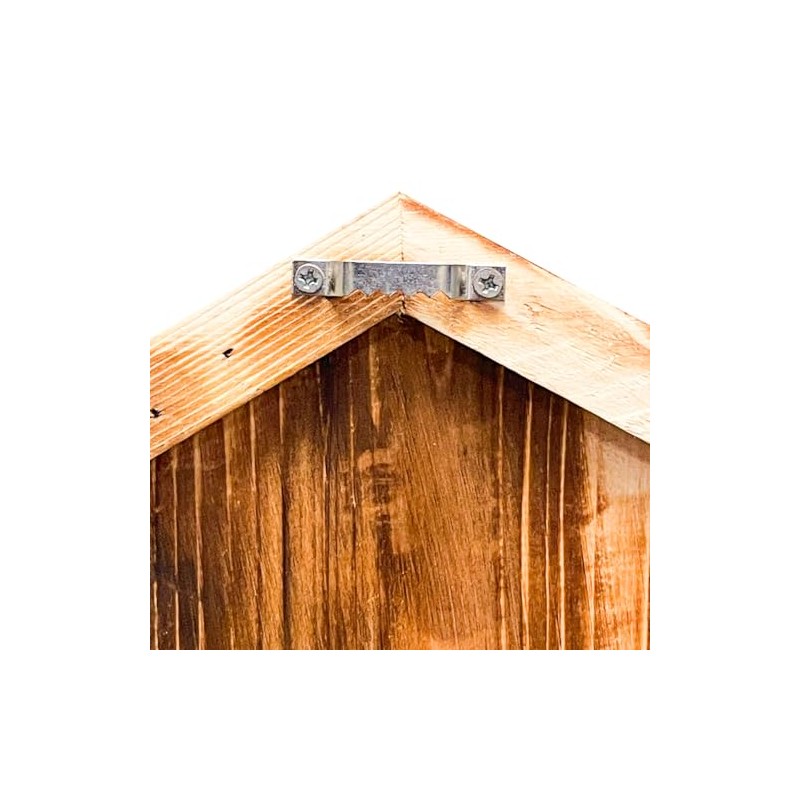Trademark Innovations Fir Wood Owl House for Screech & Barred